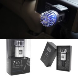 MINI čistička vzduchu IONKINI JO-6291 do auta, ionizátor, ozonizátor, dual USB - zlatá