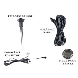 Parní generátor pro saunu KSB-CD s ovládacími panely KS-320A a KS30A