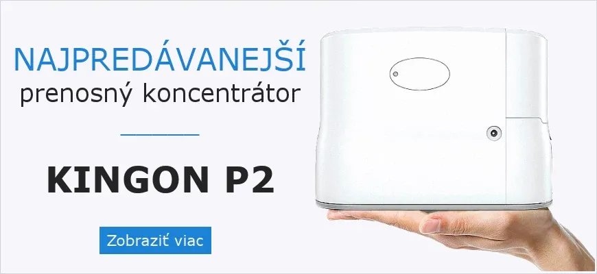 Najpredávanejší prenosný kyslíkový koncentrátor na batériu - KINGON P2