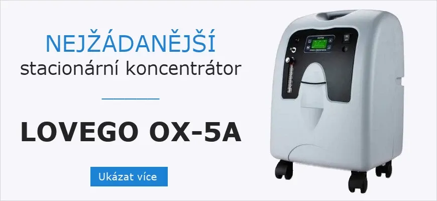 Nejžádanější stacionární kyslíkový koncentrátor do zásuvky - LOVEGO OX-5A